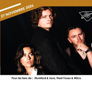 Seb Lowe + Kate Couriel + Bay Haven à Paris : concert, date et billets