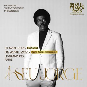 Seu Jorge  à Paris - Le Grand Rex, le 2 avril 2025