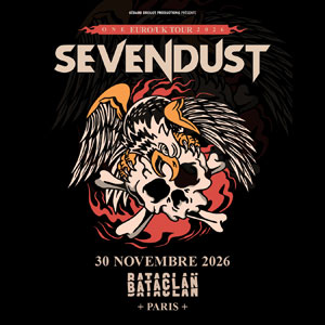 Sevendust Concert Le Bataclan Paris 2026