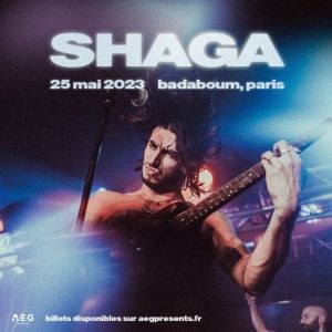 Shaga en concert au Badaboum en mai 2023