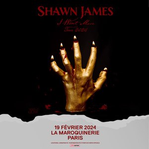 Shawn James en concert à La Maroquinerie en février 2024