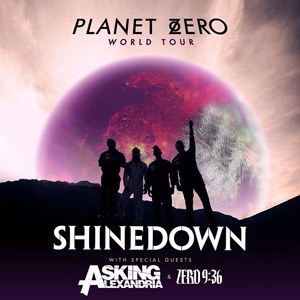 Shinedown en concert au Bataclan en 2022