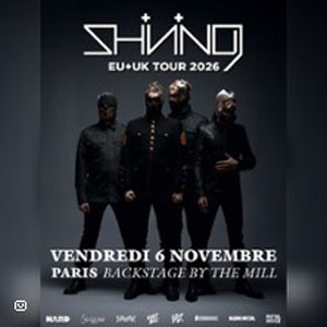 Shining Concert Backstage By the Mill Paris 2026
