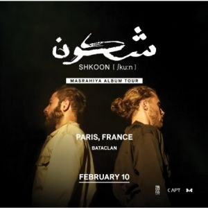 Shkoon en concert au Bataclan en février 2024