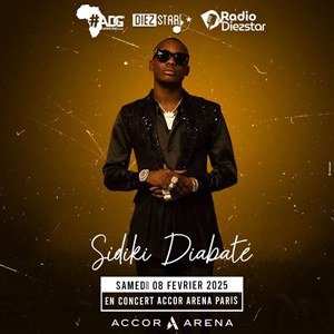 Sidiki Diabate en concert à Paris La Défense Arena en 2025