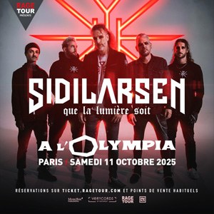 Sidilarsen en concert à L'Olympia en octobre 2025