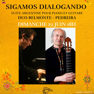 Sigamos Dialogando - Suite argentine pour piano et guitare