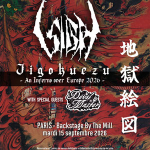 Sigh + Devil Master Concert Backstage By the Mill Paris 2026