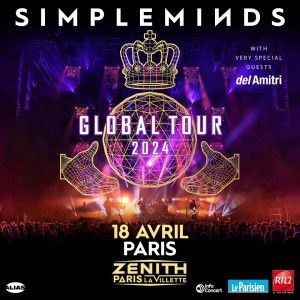 Simple Minds en concert au Zénith de Paris en avril 2024
