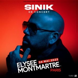Sinik en concert à Elysée Montmartre en mai 2022