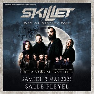 Skillet Salle Pleyel - Paris samedi 13 mai 2023