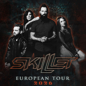 Skillet en concert Zénith Paris - La Villette en avril 2026