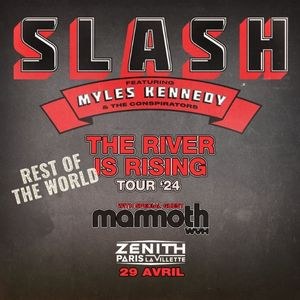 Slash en concert au Zénith de Paris en avril 2024