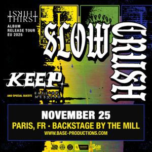 Slow Crush en concert Backstage By the Mill le 25 novembre 2025