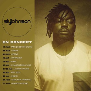 Sly Johnson en concert à New Morning en avril 2022
