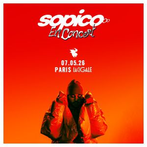 Sopico en concert La Cigale le 7 mai 2026