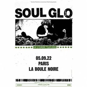 Soul Glo en concert à La Boule Noire en septembre 2022