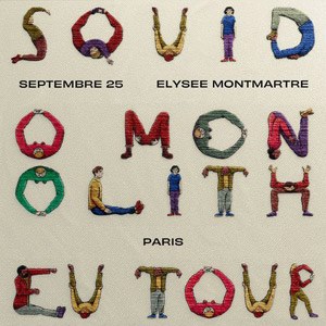 Squid en concert à l'Elysée Montmartre en septembre 2023