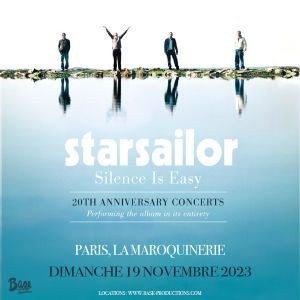 Starsailor La Maroquinerie dimanche 19 novembre 2023