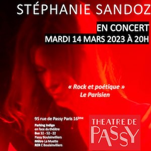 Stéphanie Sandoz en concert au Théâtre de Passy en 2023