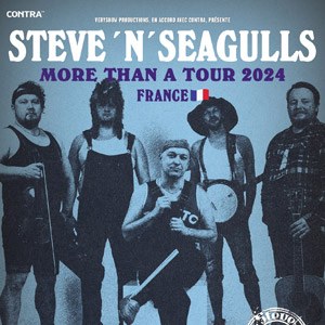Steve'n'Seagulls en concert au Paul B en novembre 2024