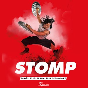 Stomp à La Cigale du 19 décembre 2023 au 14 janvier 2024