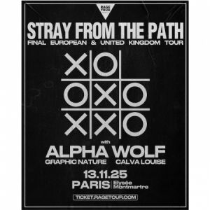 Stray From The Path + Alpha Wolf en concert Elysée Montmartre en 2025