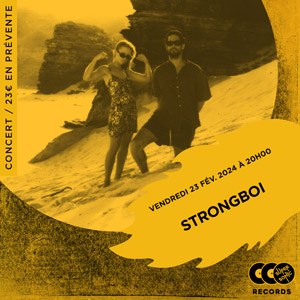 Strongboi en concert au Supersonic Records en 2024