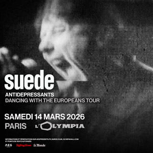Suede en concert L'Olympia le 14 mars 2026