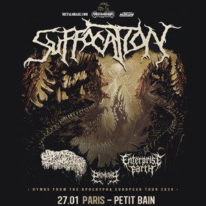 Suffocation en concert au Petit Bain en janvier 2024