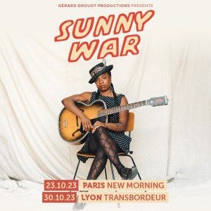 Sunny War en concert au New Morning en octobre 2023