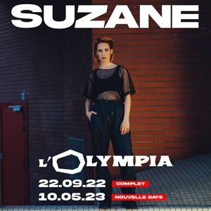 Billets Suzane L'Olympia - Paris mercredi 10 mai 2023