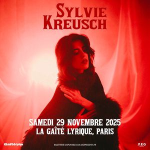 Sylvie Kreusch en concert La Gaite Lyrique le 29 novembre 2025