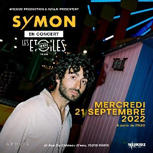 Symon en concert Les Étoiles en septembre 2022