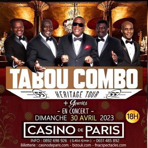 Tabou Combo en concert au Casino de Paris en avril 2023