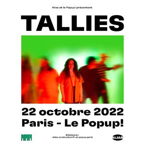 Tallies en concert au Pop Up! en octobre 2022