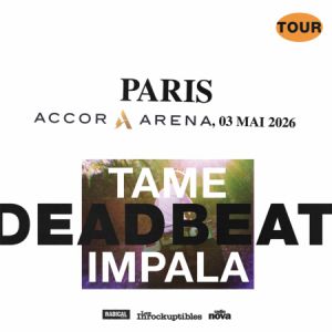 Tame Impala en concert Accor Arena en mai 2026