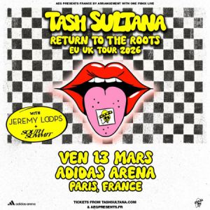 Tash Sultana en concert Adidas Arena le 13 mars 2026