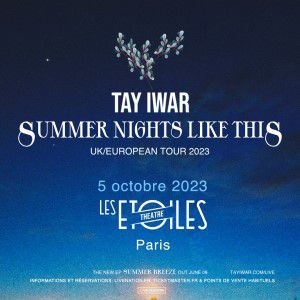 Tay Iwar en concert Les Étoiles le 5 octobre 2023