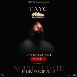 Tayc en concert à Paris La Défense Arena en décembre 2024