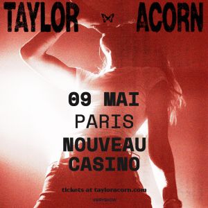 Taylor Acorn en concert Nouveau Casino en mai 2026