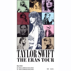 Taylor Swift en concert à Paris La Défense Arena en mai 2024