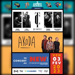 TC Quartet + Akoda New Morning vendredi 3 février 2023