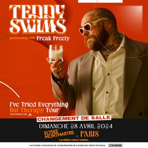 Teddy Swims en concert à l'Elysée Montmartre en avril 2024