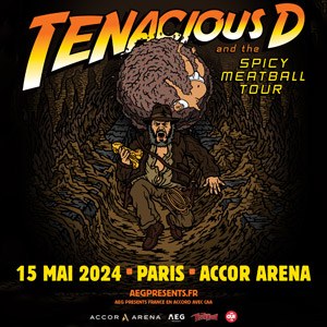 Tenacious D en concert à l'Accor Arena en mai 2024