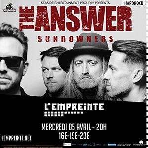 The Answer L'Empreinte - Savigny-Le-Temple mercredi 5 avril 2023
