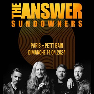 The Answer en concert au Petit Bain le 14 avril 2024