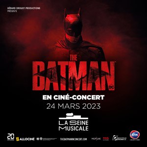 The Batman en ciné-concert à La Seine Musicale en 2023