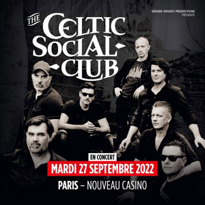 The Celtic Social Club en concert au Nouveau Casino en 2022