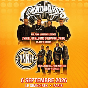 The Commodores & The Spinners  Le Grand Rex Paris 2026